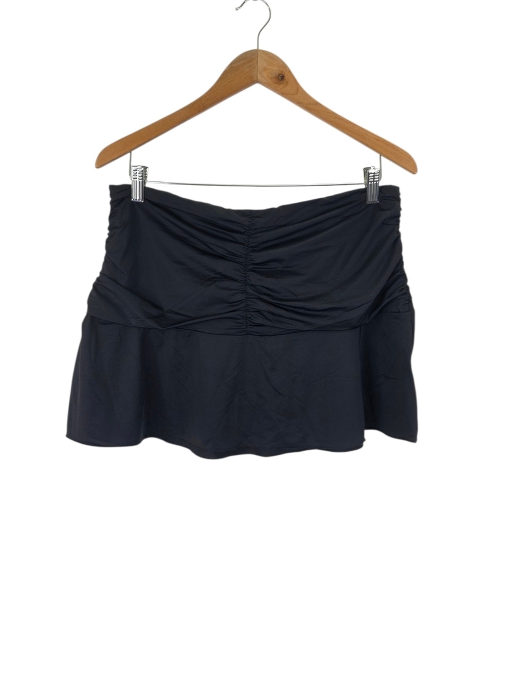 Edikted Women's Size XL Corey Low-Rise Gathered Mini Ruched Stretchy‎ Skirt